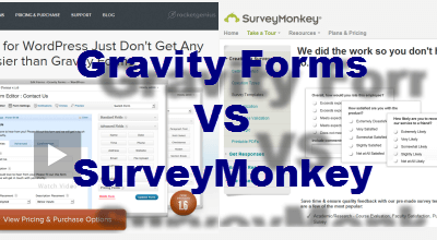 Gravity Forms vs Survey Monkey vs Formidable Forms-Best Survey Tool for WordPress or your goal?