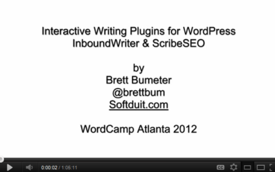 Interactive Writing Tools Talk at WordCamp Atlanta