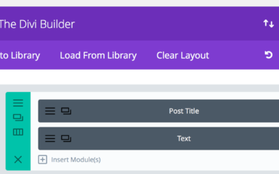 Divi Theme – Basic Formatting Popular Articles Into Evergreen Blog Articles
