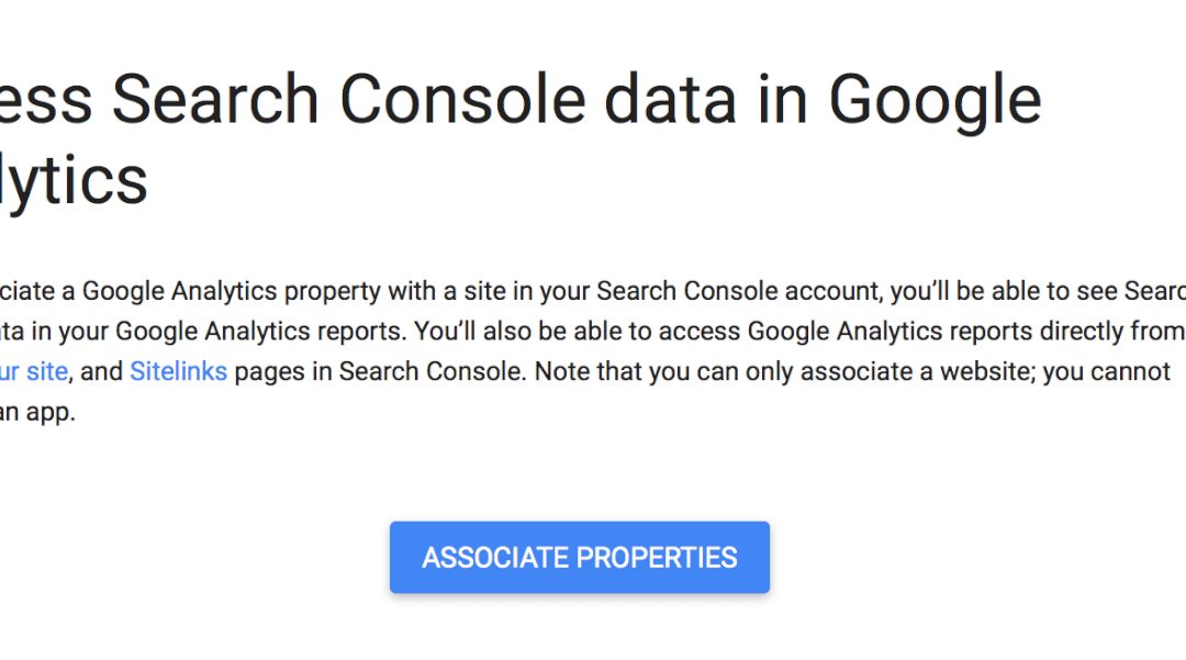 Can't connect Google Analytics to Search Console aka webmaster Tools? Click this