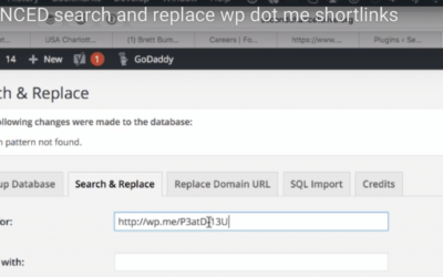 2 Videos/methods to Perform Search and Replace to find wp.me shortlinks from old wordpress.com migrations