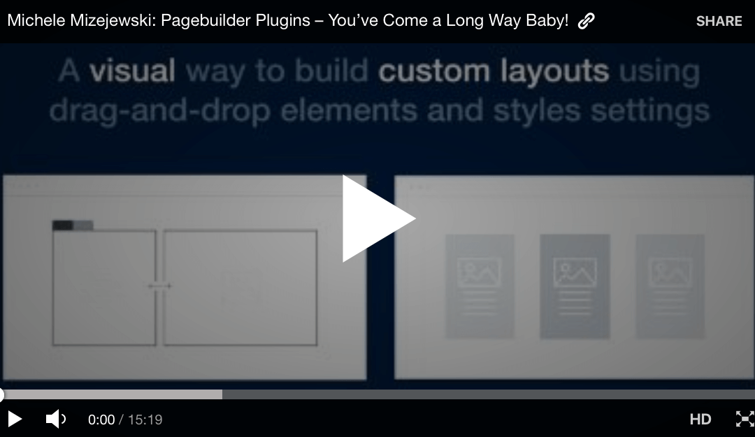 Pagebuilder Plugins have Come a Long Way Baby! by @mmizejewski