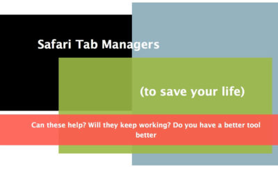 Safari Tab Managers to save your life (free extensions)