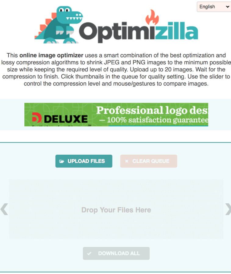 Optimizilla batch file resize images-min