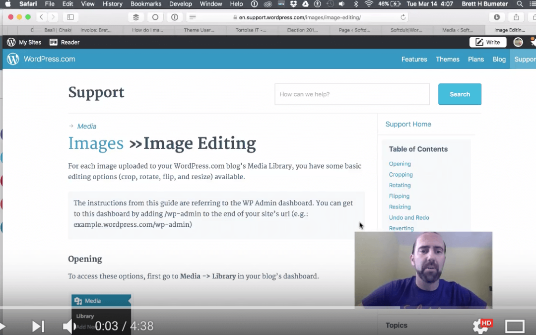 VIDEO The strange counter intuitive flow of the WordPress Cropping tool