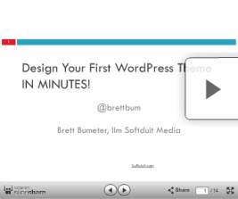 WordCamp Birmingham 2009 Presentation Slides – Design Your First WordPress Theme in Minutes
