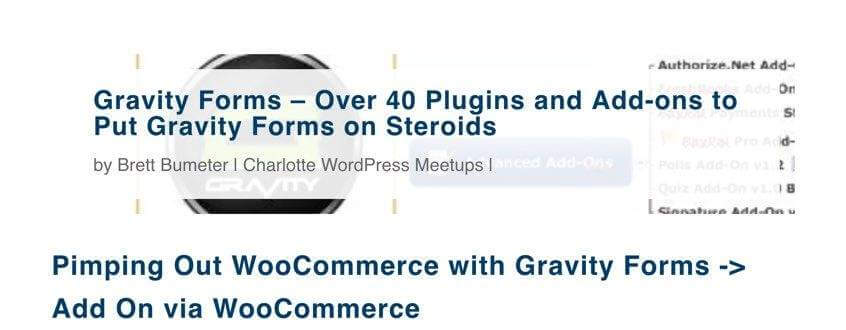Gravity Forms – Over 40 Plugins and Add-ons to Put Gravity Forms on Steroids