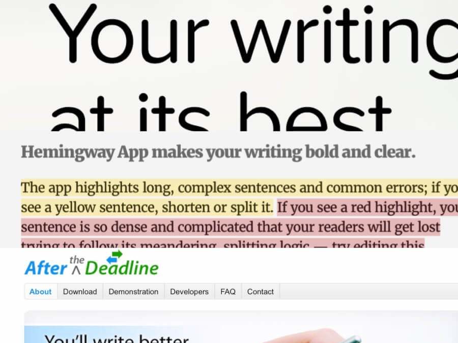 [Survey] Which do you prefer? Grammarly, Hemmingway or After The Deadline?