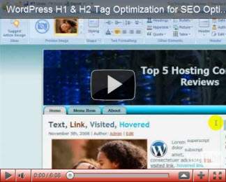 Optimize Artisteer WordPress Theme’s H1/H2 Title Tags for SEO