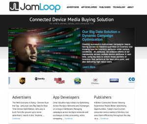 JamLoop.com Home Page Slider with logos